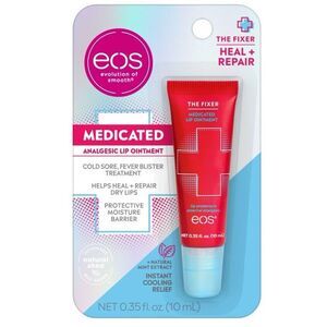 EOS Analgesic Lip Ointment cold sore THE FIXER, Natural Mint Extract, 0.35 fl oz